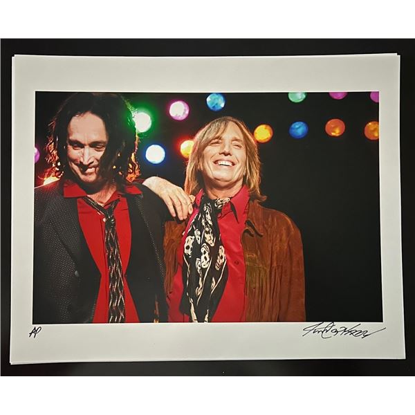 Tom Petty & Mike Campbell by Robert Knight