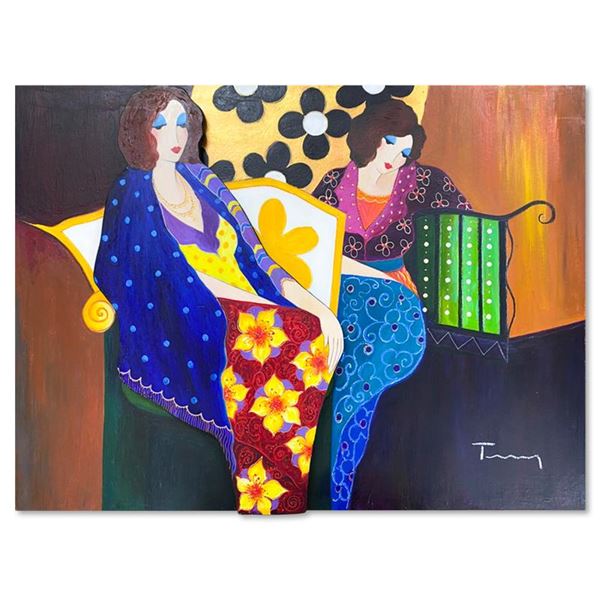 A Brief Respite by Tarkay (1935-2012)