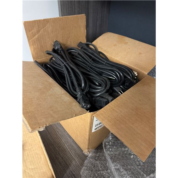Box of power cords