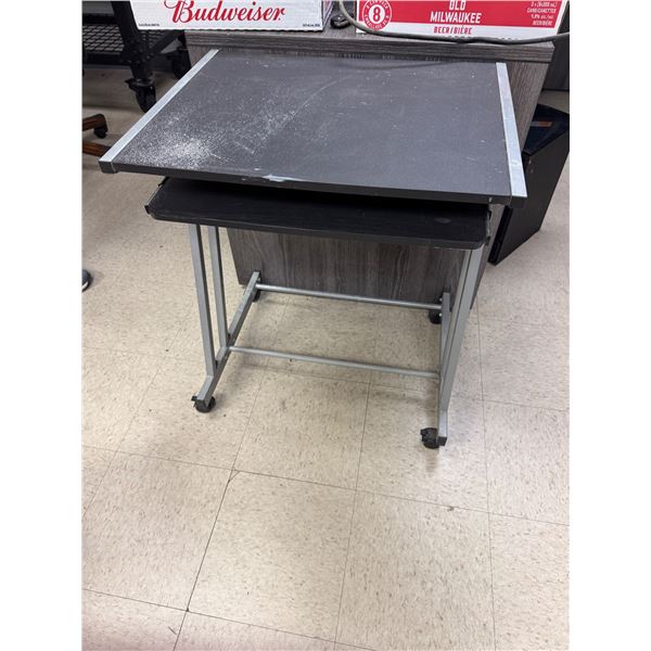 rolling desk cabinet