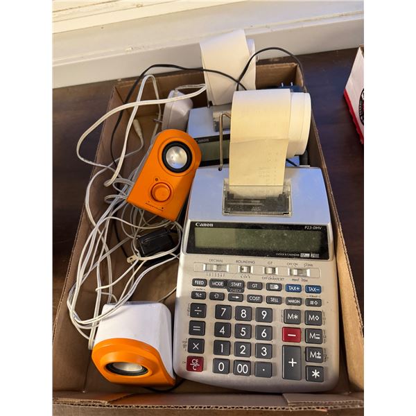 Calculators and speakers