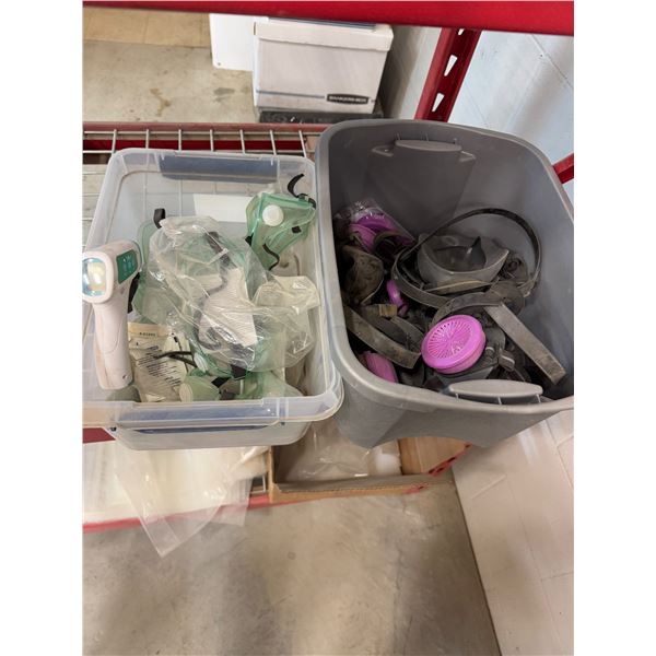 Masks and eye protection