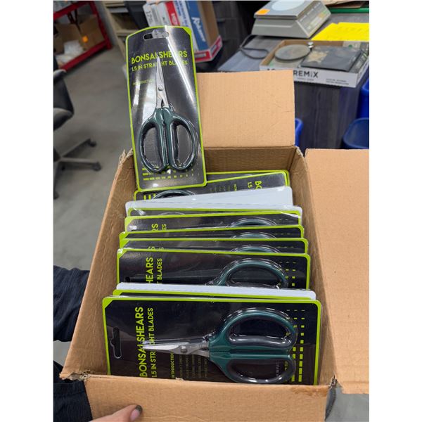 Bonsai shears 1.5 inch straight blades