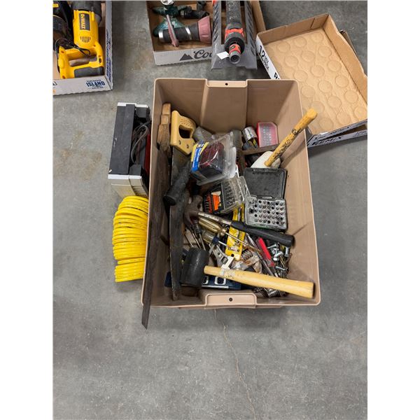 Bin of tools