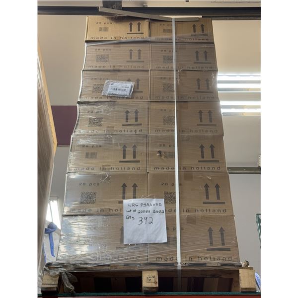 Pallet of large easy grow pyramid