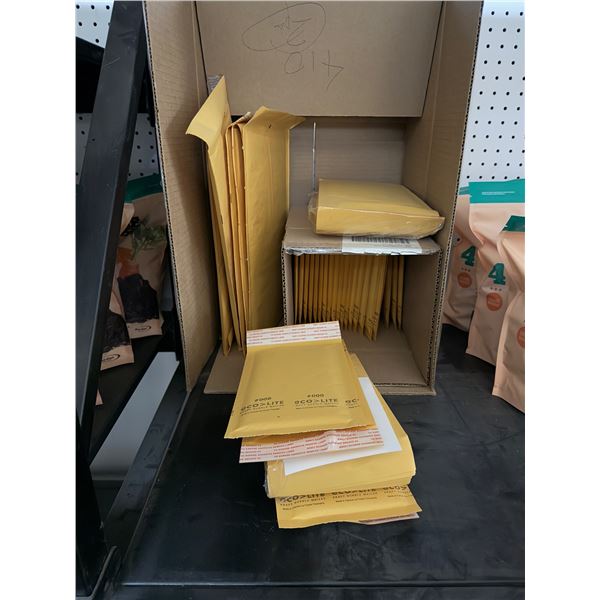 Assorted sized padded envelopes