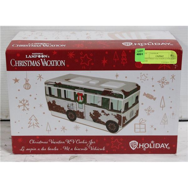 CHRISTMAS VACATION COOKIE JAR BNIB