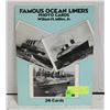 Image 1 : PHOTO POSTCARDS, 24 CARDS: FAMOUS OCEAN LINERS