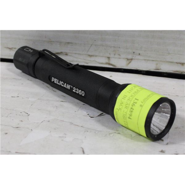 PELICAN PROGEAR 2360 LED FLASHLIGHT, BLACK