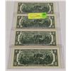Image 2 : 2X $2 US CONSECUTIVE NOTES MINT CONDITION