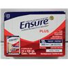 Image 1 : CASE OF ENSURE PLUS 2 STRAWBERRY 10 VANILLA