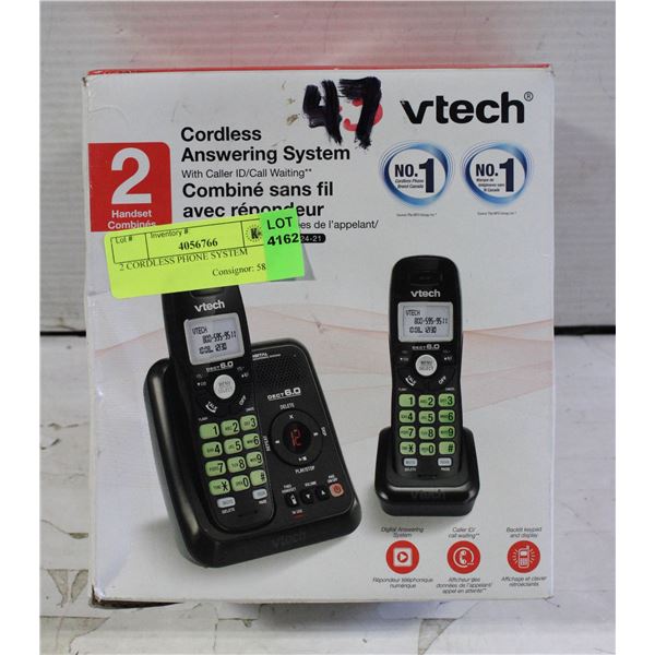 2 CORDLESS PHONE SYSTEM