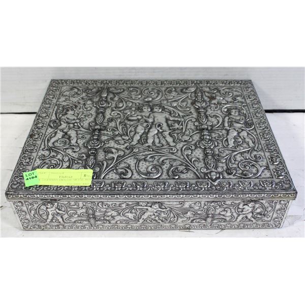 W. GERMANY ORNATE METAL BOX