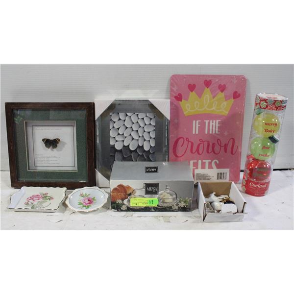 LIMOGES, COALPORT AND COCKTAIL MIXES