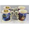 Image 1 : 4 EMBOSSED POLAR EXPRESS MOVIE MUGS