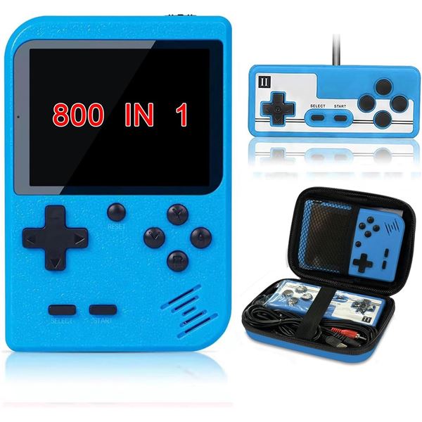NEW 800-IN-1 RETRO GAME PORTABLE CONSOLE W/CASE