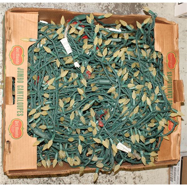 LOT OF OUTDOOR CHRISTMAS LIGHTS
