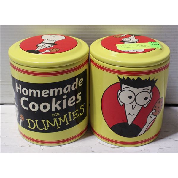 2 1990S COOKIES FOR DUMMIES JARS