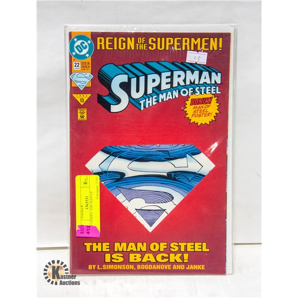 SUPERMAN: THE MAN OF TOMORROW IS BACK!