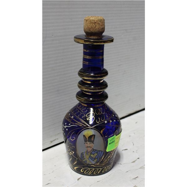 ANTIQUE PERSIAN COBALT BLUE DECANTER