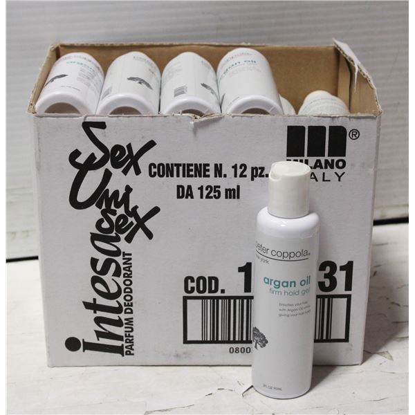 CASE OF 25 PETER COPPOLA ARGAN OIL HAIR GEL