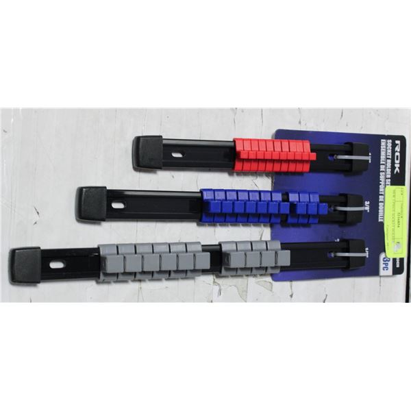 NEW 3 PIECE SOCKET HOLDER