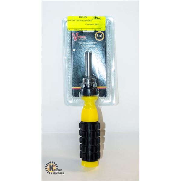 NEW 6 IN 1 SCREW DRIVER