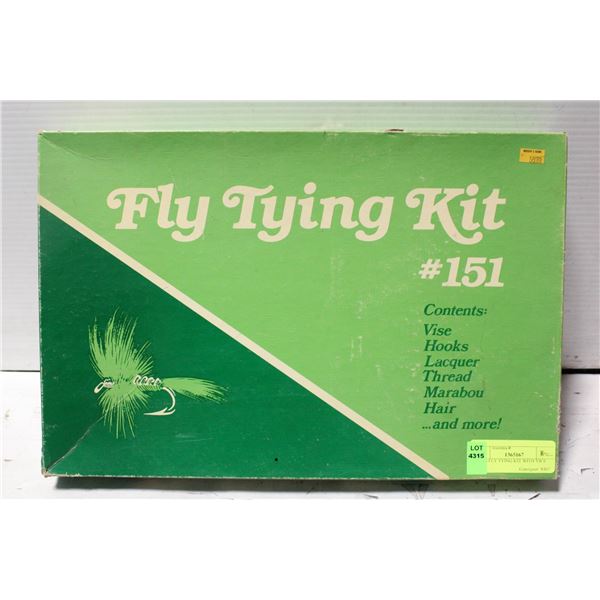1960S FLY TYING KIT WITH VICE