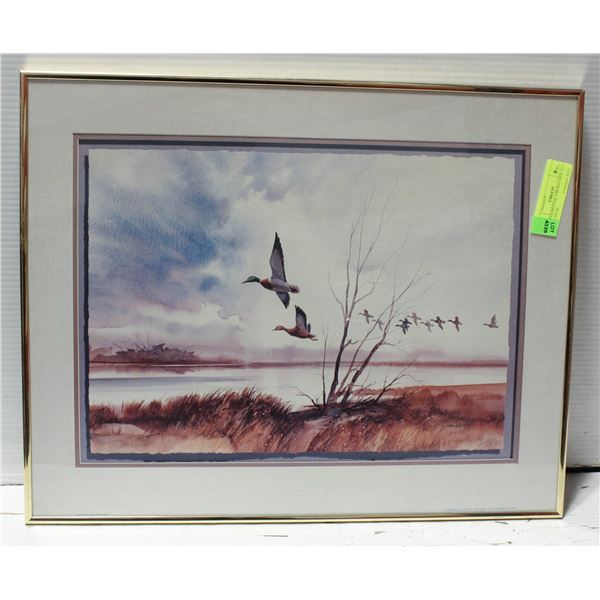 WINTER REFUGE 1986 BAYSIDE ART 16X20 INCH