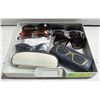 Image 1 : TRAY WITH 6 PAIRS OF SUNGLASSES, 1 PAIR OF