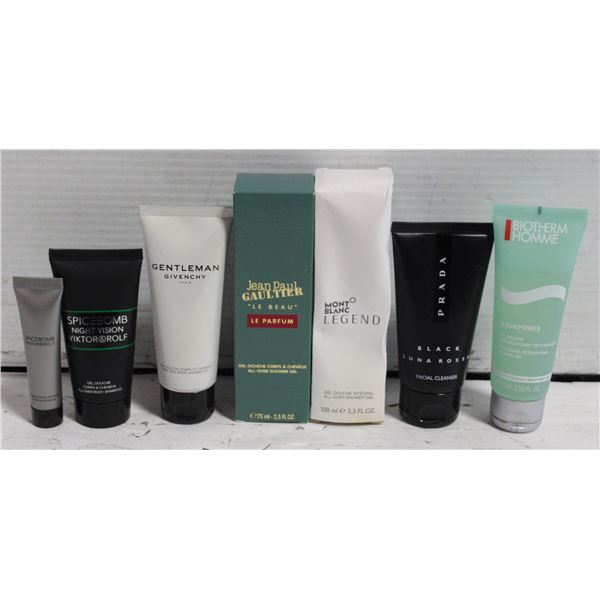 7 NEW ASSORTED SHOWER GELS 475 ML