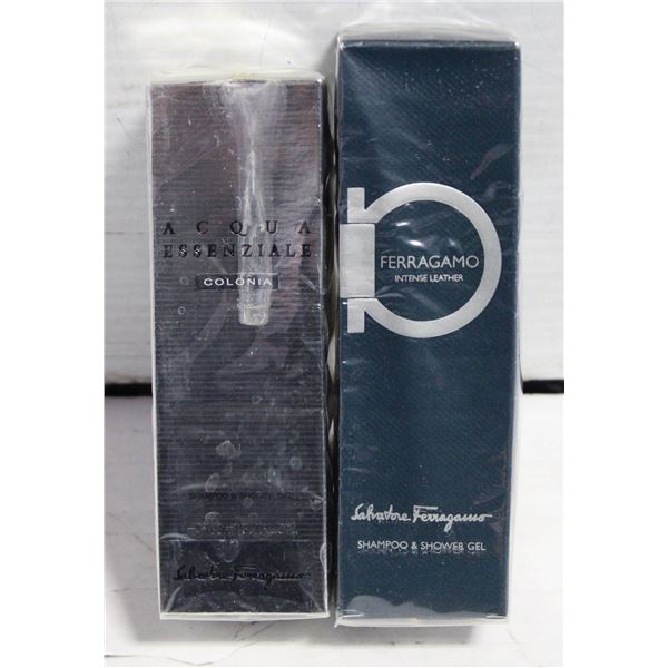 2 NEW SALVATORE FERRAGAMO SHAMPOO & SHOWER