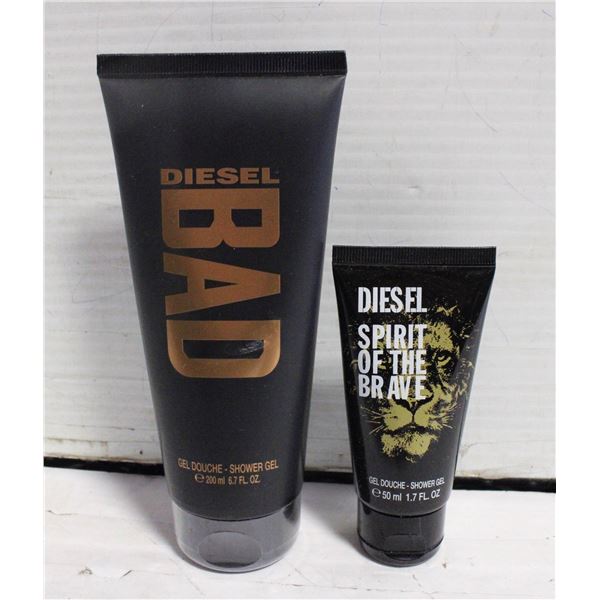 2 NEW DIESEL SHOWER GELS 250 ML