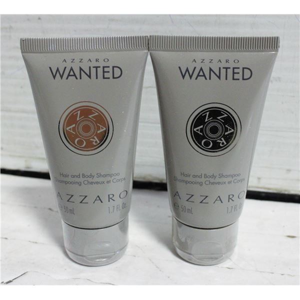 2 NEW AZZARO SHOWER GELS 100 ML