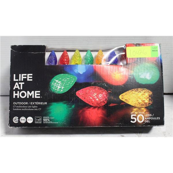 NEW SET OF 50 LED OUTDOOR CHRISTMAS LIGHTS