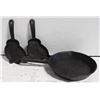 CAST IRON OWL PANS & CAST IRON SKILLET-ESTATE