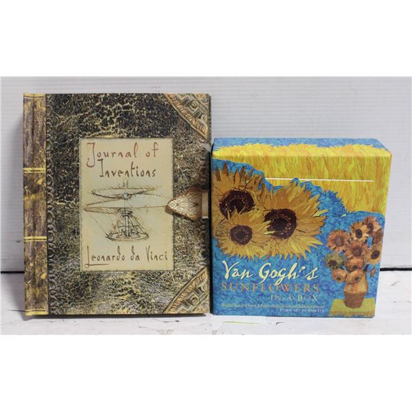 LEONARDO DA VINCI INVENTIONS POP UP BOOK & VAN