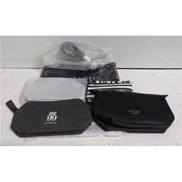 LOT OF POUCHES AND BAGS INCLUDES