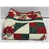 CHRISTMAS PATCHWORK QUILT TABLECLOTH-ESTATE