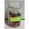 Image 1 : JAR UNSEARCHED PENNIES