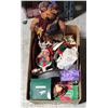 Image 1 : LARGE BOX ASST. CHRISTMAS DECORATIONS