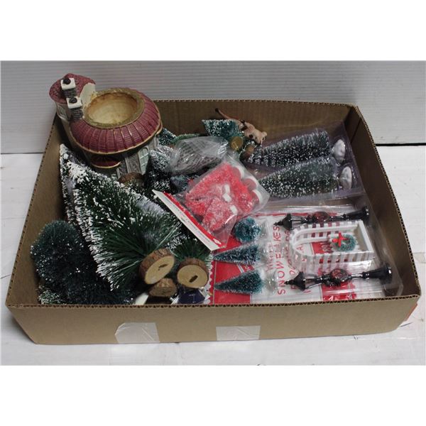 CHRISTMAS VILLAGE TREES & MORE