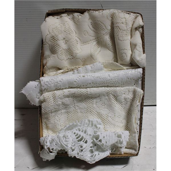 BOX LACE TABLE CLOTHES