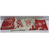 Image 1 : 4 CHRISTMAS PILLOW COVERS 17"X17" (WASHABLE) -