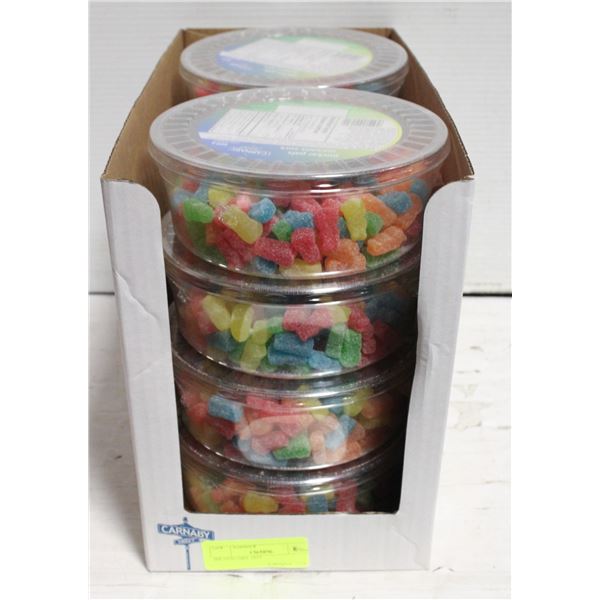 EIGHT TUBS OF PUCKER PALS CANDY