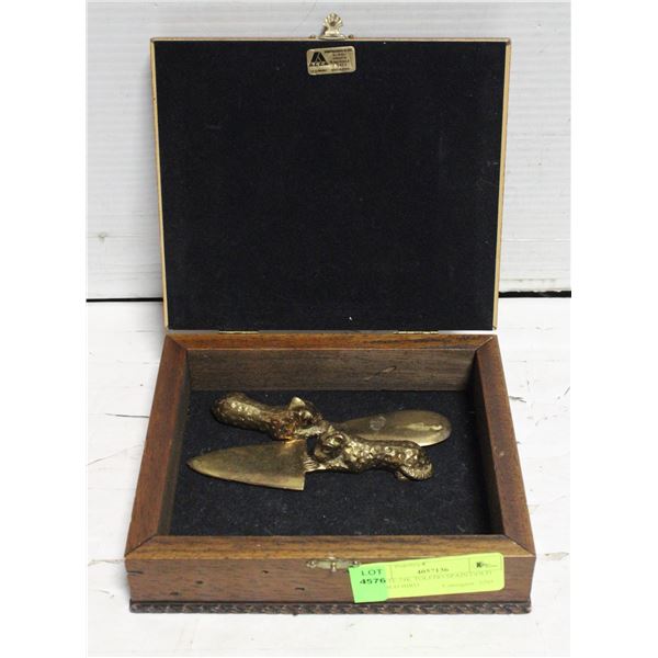 ESTATE 24K TOLEDO SPAIN GOLD ETCHED BIRD