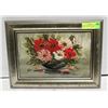 Image 1 : ESTATE ORIGINAL STILL LIFE FLORAL SIGNED PAINTING