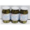 Image 1 : THREE JARS OF SWEET MIXED PICKLES