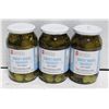 Image 1 : THREE JARS OF SWEET MIX, PICKLES