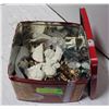 Image 1 : BOX OF VINTAGE UNIQUE CHRISTMAS ORNAMENT